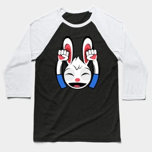 Excited Rabbit Robert Baseball T-Shirt